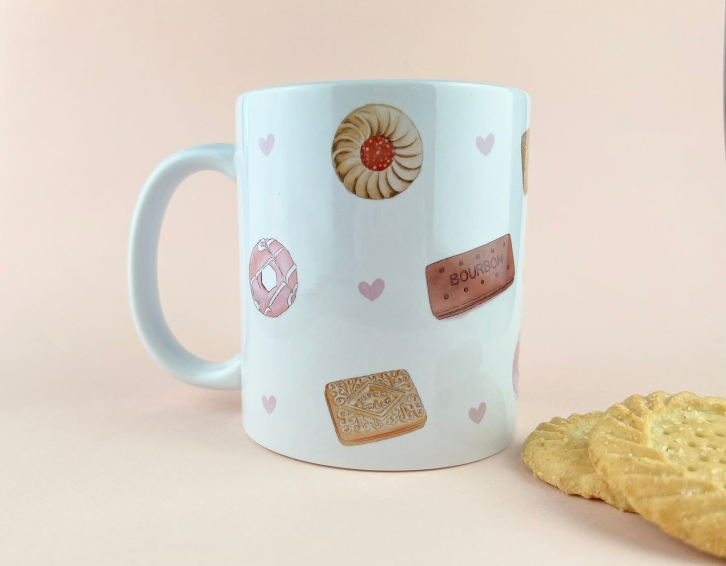 Biscuits Personalised Teacher Mug, Custom Mug, Customised Name Cup, Mrs Gift, Gift for Teacher Friend, Thank You Teacher Gift, End of Term