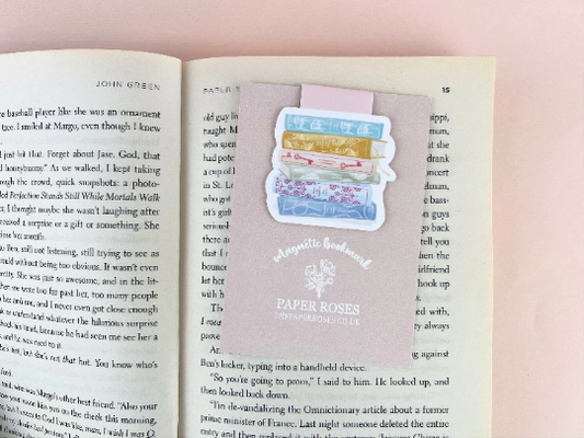 Jane Austen Book Stack Magnetic Bookmark