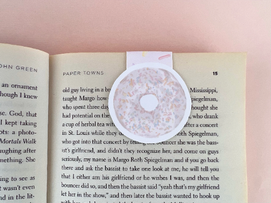 Iced Donut Magnetic Bookmark