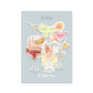 Cocktail Drinks Stickers Large