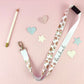 Peony and Rose Personalised Lanyard