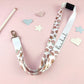 Peony and Rose Personalised Lanyard