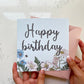 Wildflower Happy Birthday Papercut Card