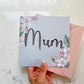Apple Blossom Mum Paper Cut Card