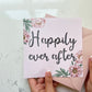Peonies Happily Ever After Papercut Card