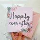 Peonies Happily Ever After Papercut Card