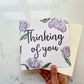 Parrot Tulip Thinking of You Papercut Card