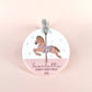 Personalised Name Carousel Horse Bauble