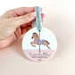Personalised Name Carousel Horse Bauble