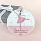 Personalised Name Ballerina Bauble, Custom Bauble