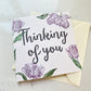 Parrot Tulip Thinking of You Papercut Card