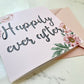 Peonies Happily Ever After Papercut Card