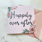 Peonies Happily Ever After Papercut Card