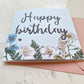 Wildflower Happy Birthday Papercut Card