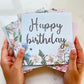 Wildflower Happy Birthday Papercut Card