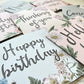 Wildflower Happy Birthday Papercut Card