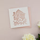 Floral House Papercut Card