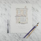 Custom House Portrait Print Unframed