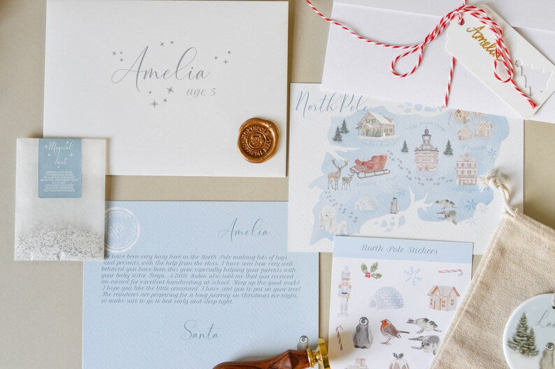 Personalised Letter From Santa North Pole Post