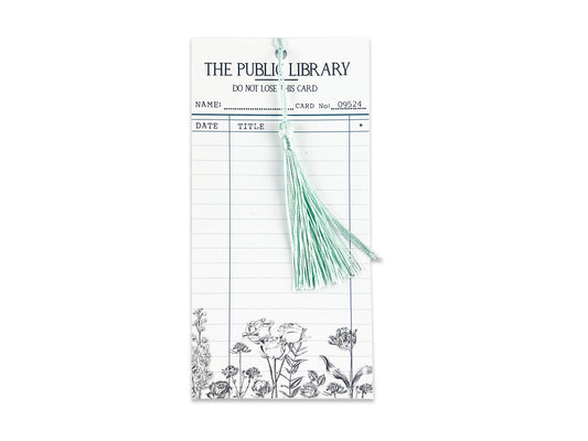 Library Card Bookmark