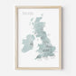 Literary Locations Map Print
